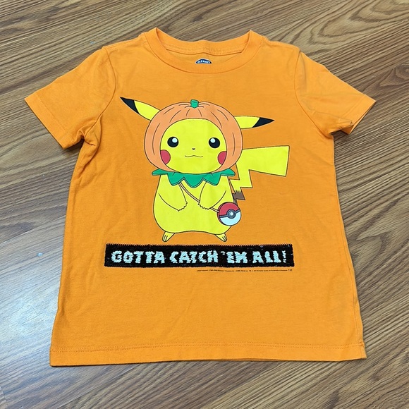 Pokemon Other - Pokemon Pikachu Sequin Pumpkin Tee 🎃⚡️🎃
